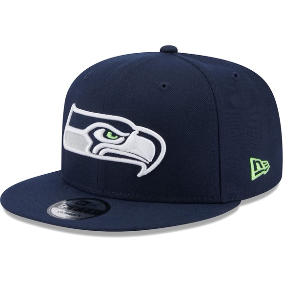 New Era Seattle Seahawks City Icon 9FIFTY Snapback Navy Hat - Picture 3 of 5